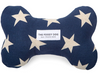 Foggy Dog Navy Stars Dog Bone Toy