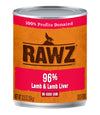 Rawz Dog Lamb &amp;amp; Lamb Liver Can 12.5oz