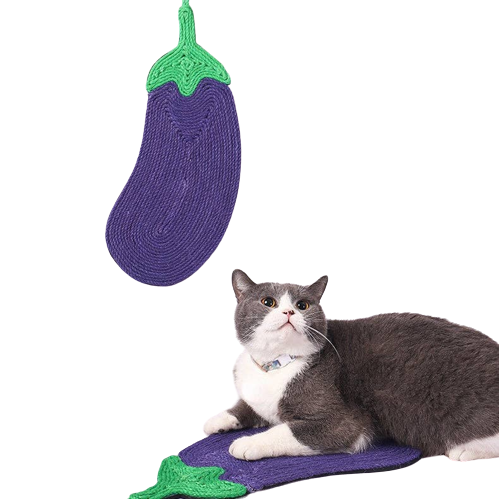 Cauli - Eggplant Cat Scratching Mat