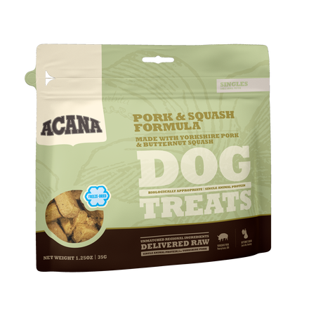 Acana Dog Treats Pork Squash 3.25 oz