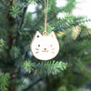 Everyday Olive White Kitty Ornament