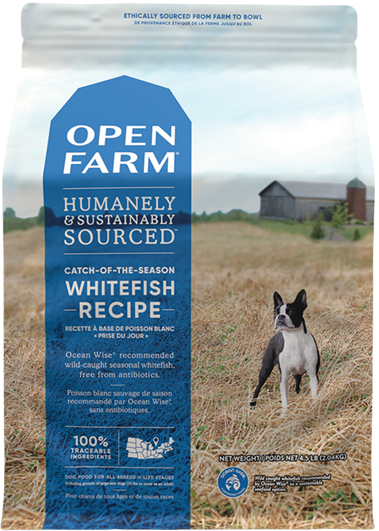 Open Farm Dog Grain-Free Catch of the Season Whitefish and Green Lentil