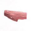 Fab Dog Chunky Knit Pink Sweater