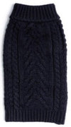 Fab Dog Chunky Black Knit Sweater