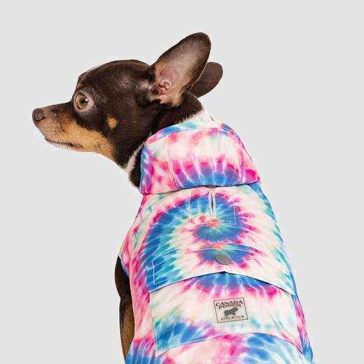 Tie dye shop poncho hoodie
