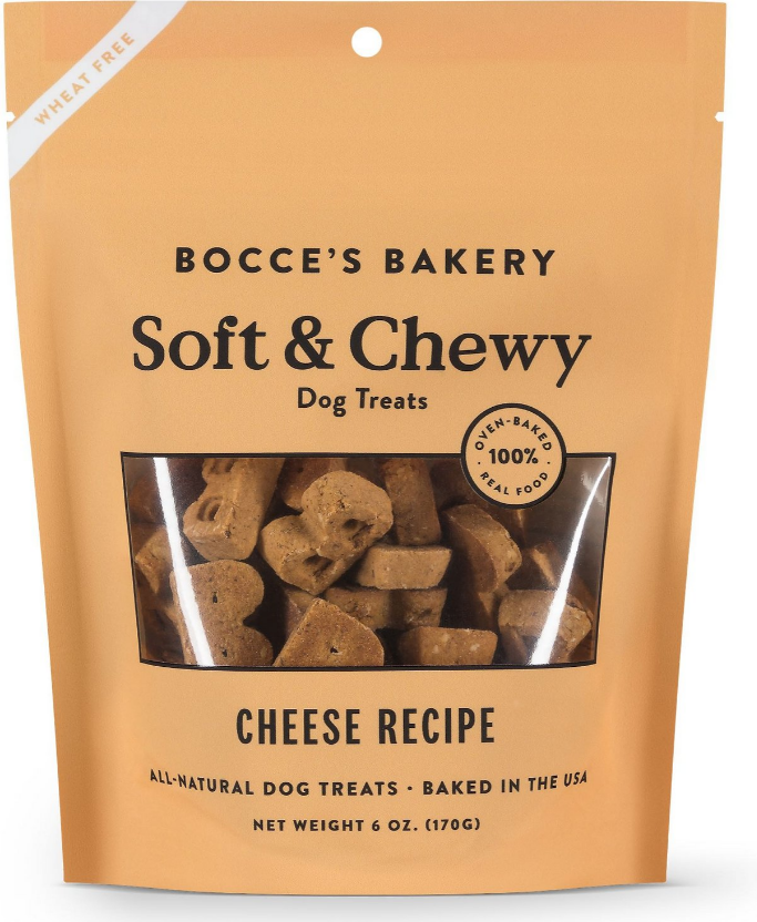 Bocce's Soft & Chewy Treats - Cheese 6oz