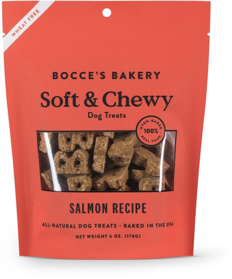 Bocce's Soft & Chewy Treats - Salmon 6oz