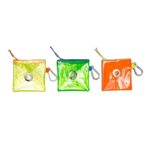 Ware of the Dog  Neon Vinyl Pouch
