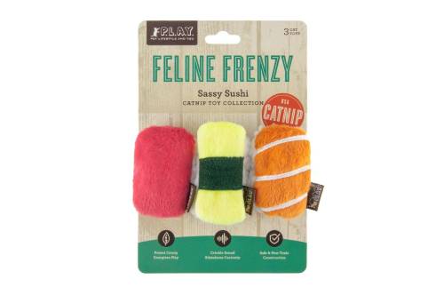 P.L.A.Y. Feline Frenzy - Sassy Sushi Cat Toy