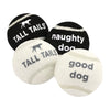 Tall Tails Black &amp; White Tennis Balls