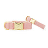 Foggy Dog Pink Herringbone Flannel Collar