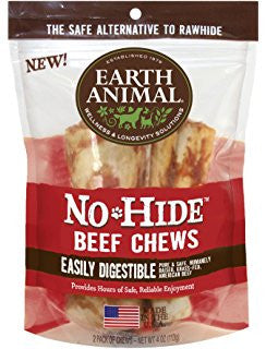 Earth Animal No Hide Beef 4" 2pk