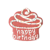 Bosco &amp; Roxy Pink Birthday Cupcake