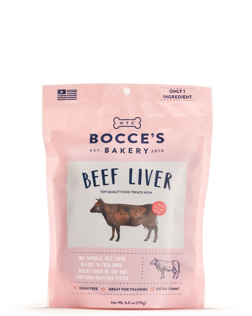 Bocce's Bakery Beef Liver Bites 5 oz