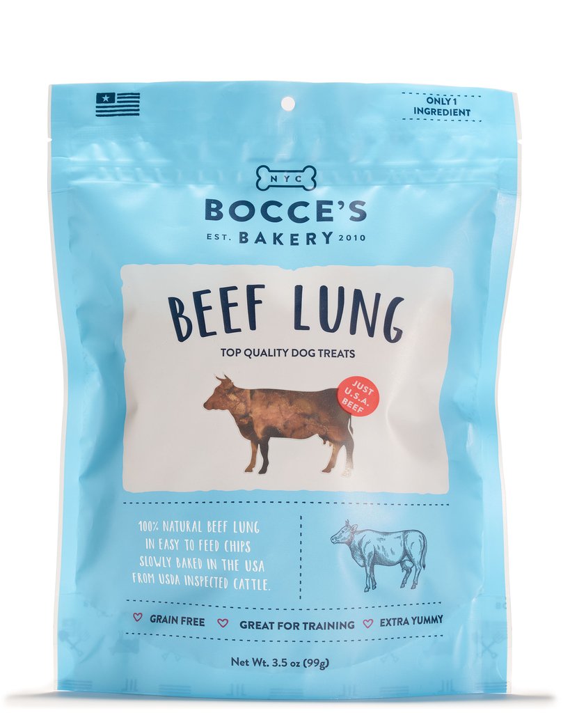Bocce's Bakery Beef Lung Bites 5 oz