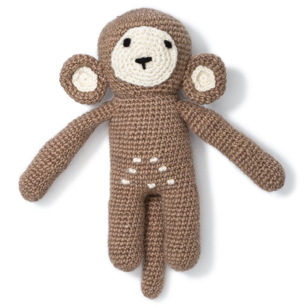 Love Thy Beast Monkey Knit Toy