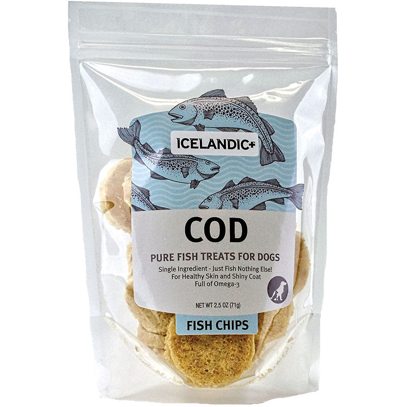 Icelandic Cod Fish Treats - 2.5 oz - Wooftown
