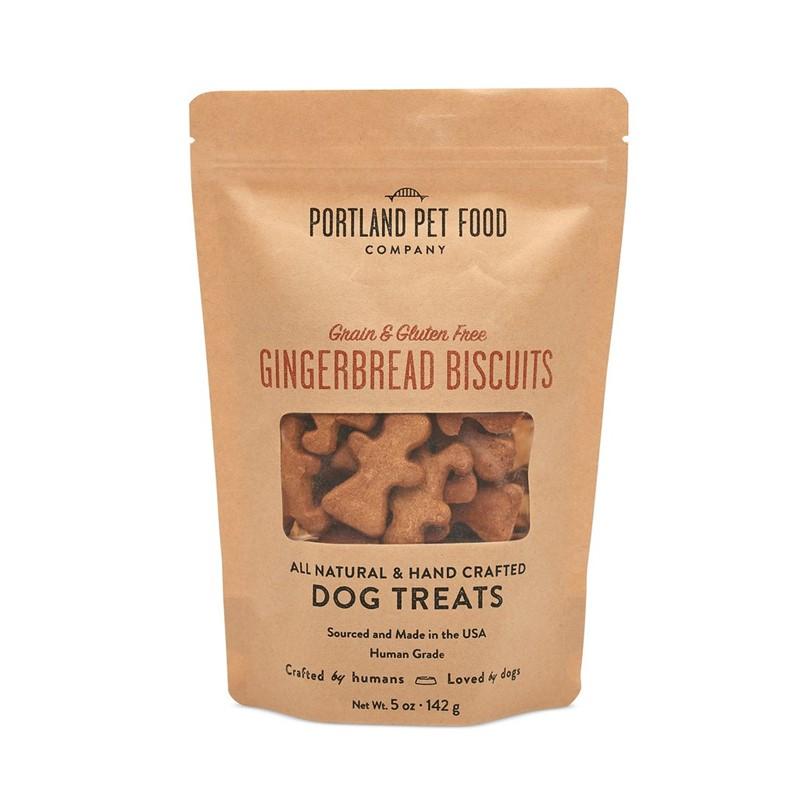 Portland Pet Food Grain Free Biscuits - Gingerbread 5oz