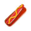 Ware Of The Dog Knit Hot Dog Toy