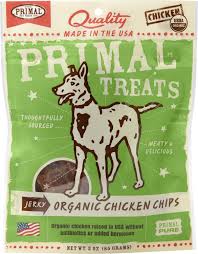 Primal Dog Chicken Jerky Chips 3oz