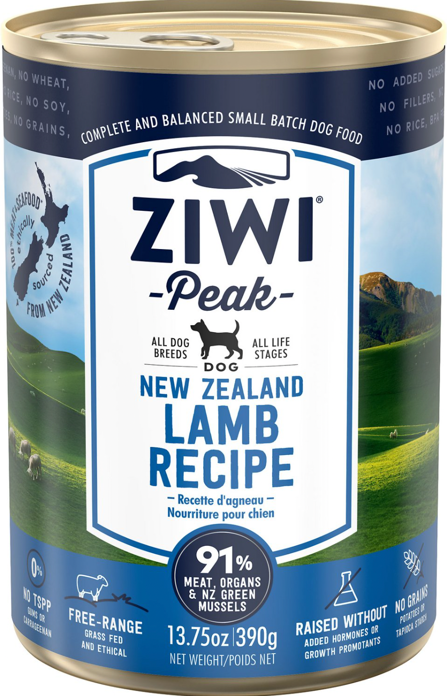 Ziwi Lamb Recipe Dog Food 13.75oz