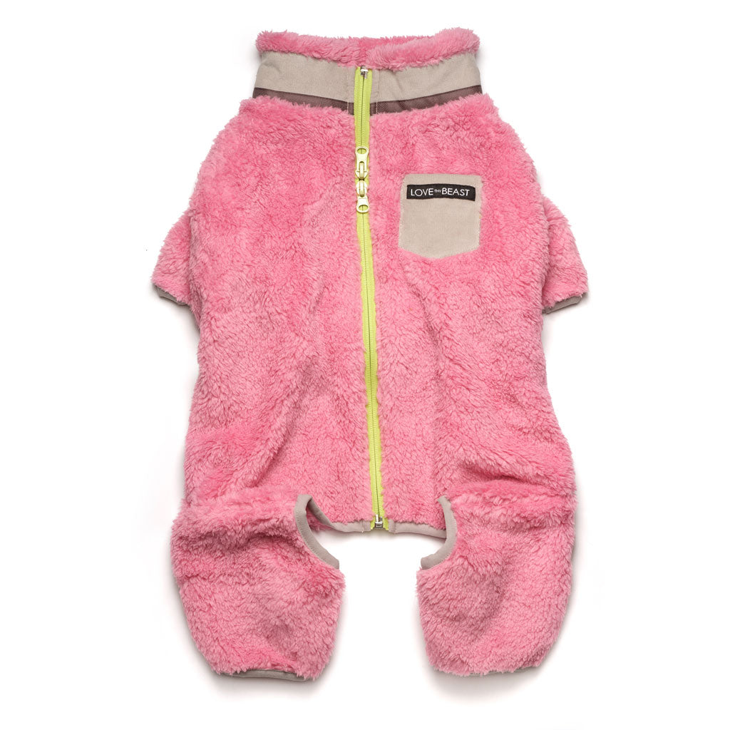 Love Thy Beast Tulip Teddy Bear Sherpa Onesie