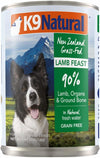 K9 Natural Dog Grain Free Lamb 13oz
