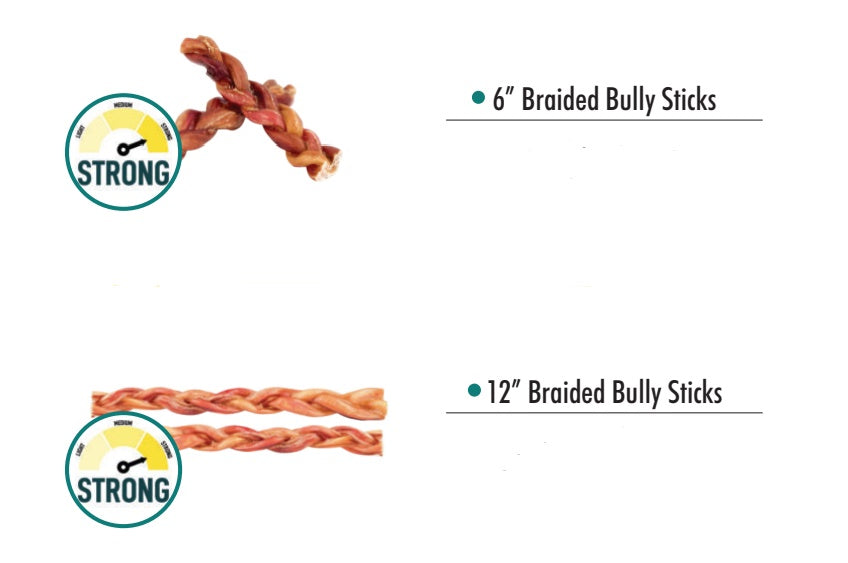 Wooftown Premium Braided Bully Stick