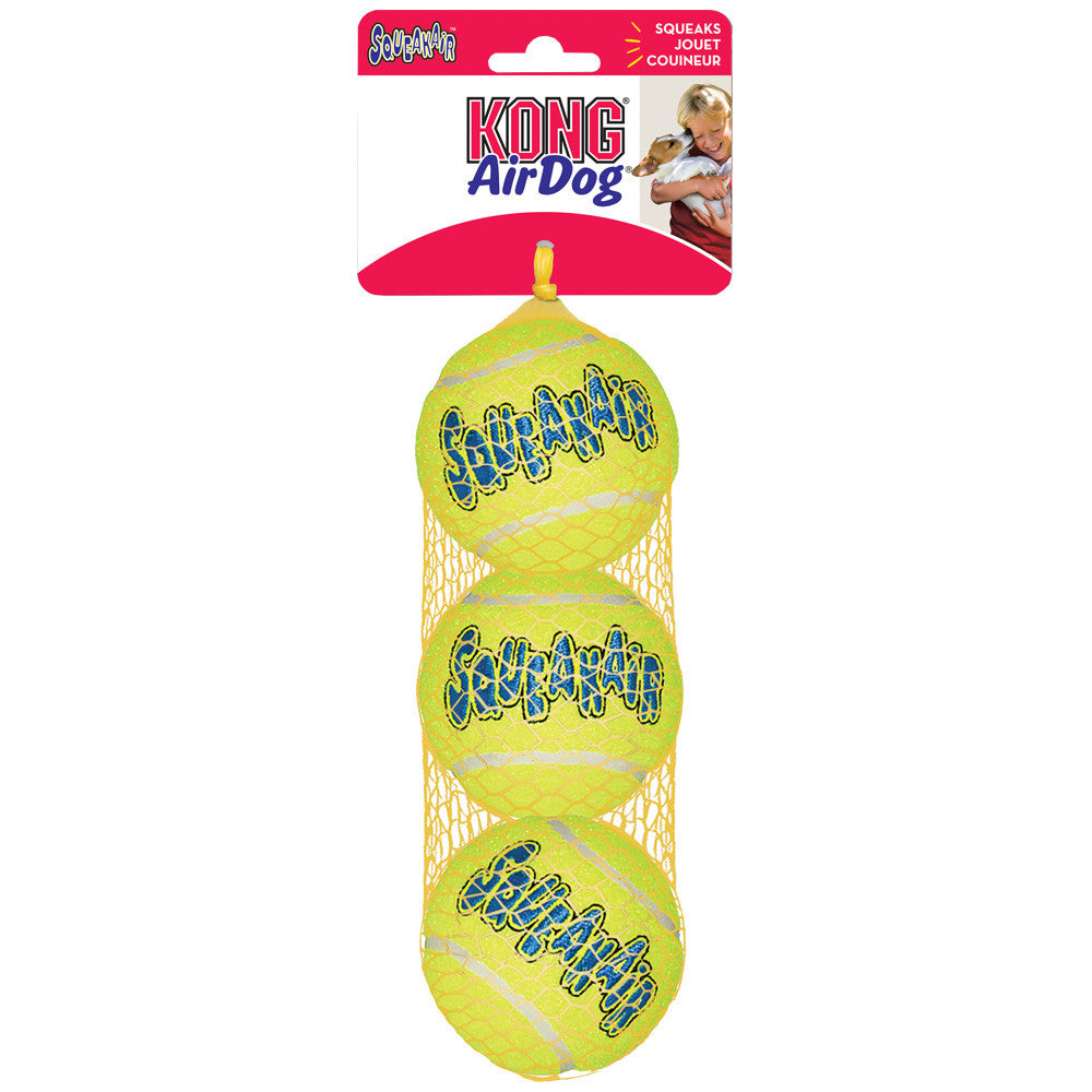 Kong Squeaker Tennis Ball Medium 3 Pack