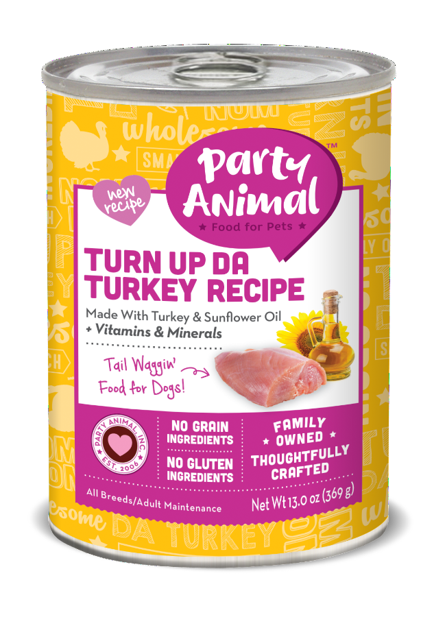 Party Animal Dog Cocolicious 95% Organic Turkey 12.8oz