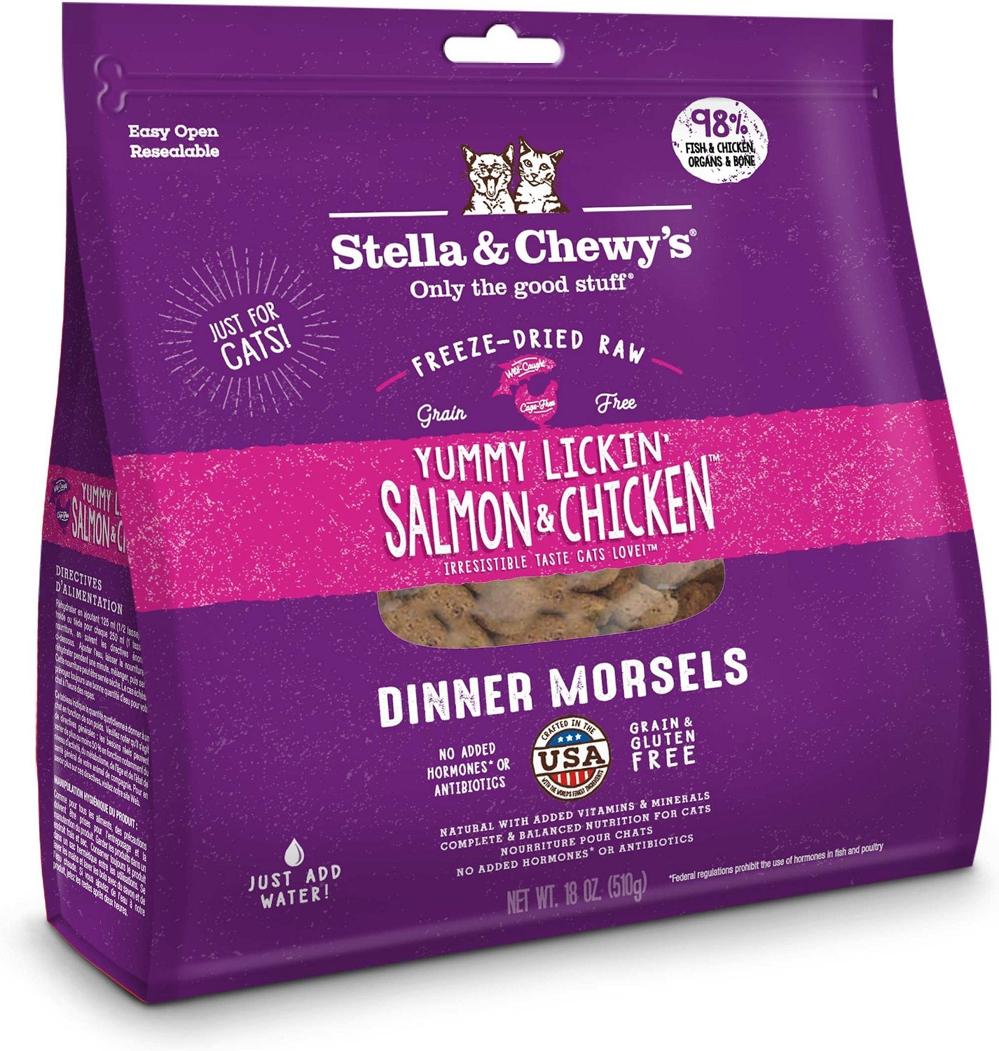 Stella and Chewy's Cat Freeze Dried Salmon & Chicken Dinner