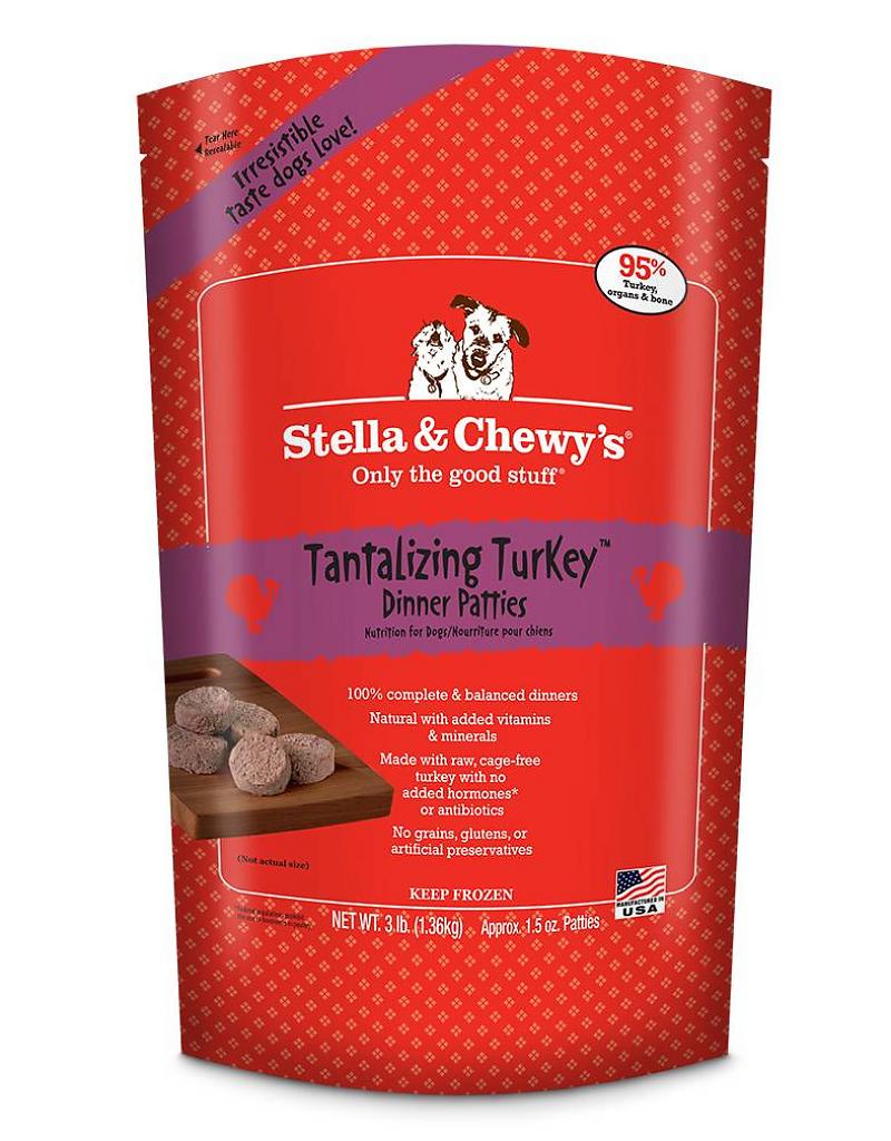 Stella & Chewy's Frozen Raw Dinner Turkey Dog Food